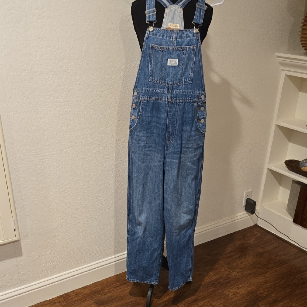 Stylish Blue Denim Overalls